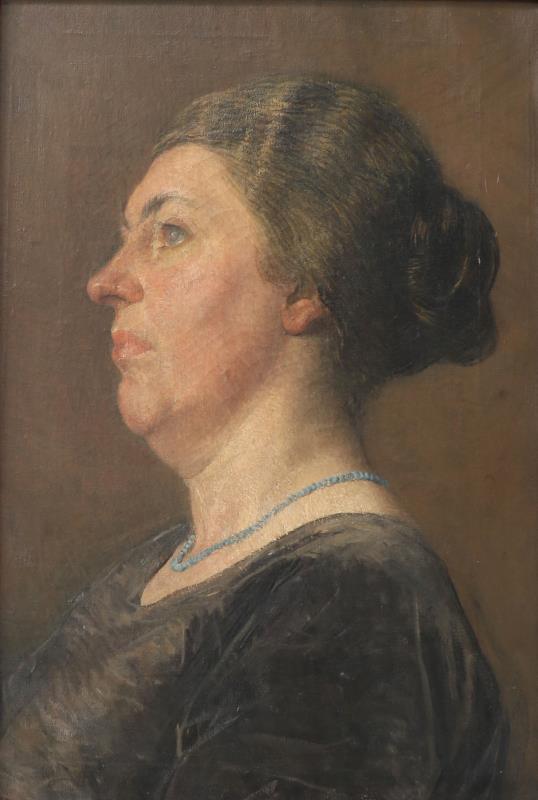 Olieverf op doek Hollandse School ca. 1930.