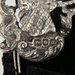 Beugeltas zilver.
