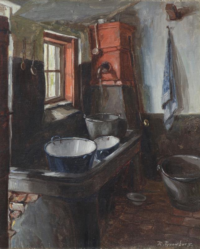 Olieverf op doek Reinier Pijnenburg (1884 - 1968).