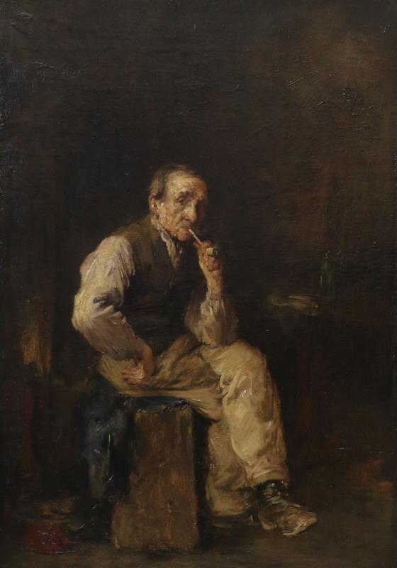 Olieverf op doek Hobbe Smith (1862 - 1942).