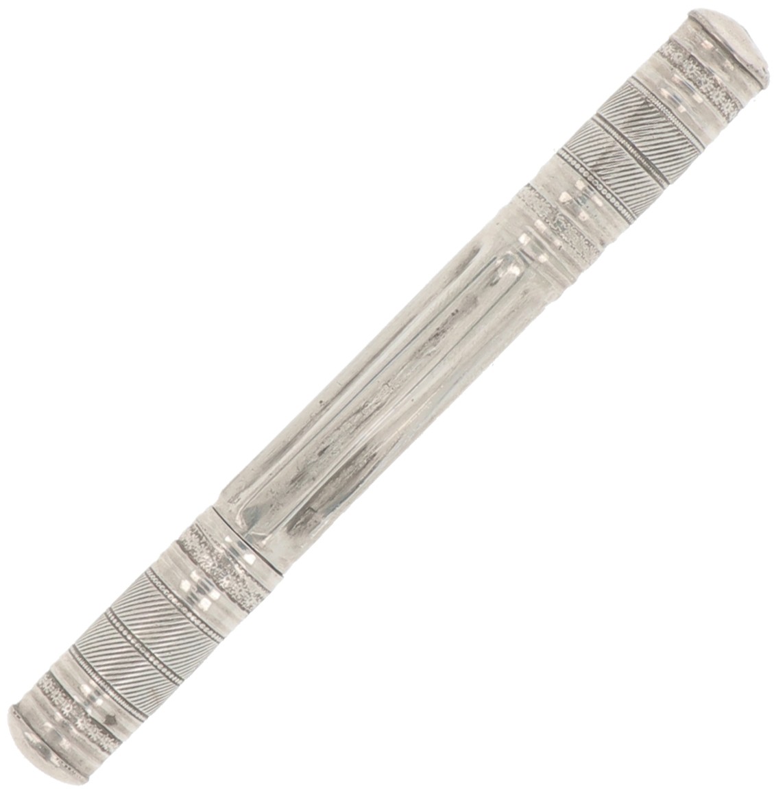 Naaldenkoker zilver.