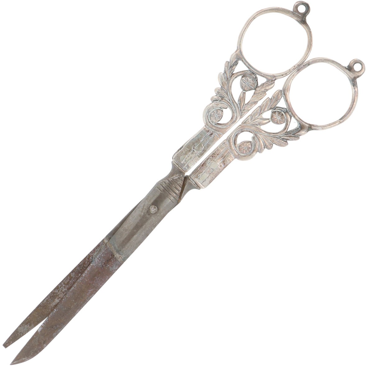 Fournituren schaar zilver.