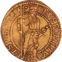 Gouden dukaat - Hongaars type West-Friesland 1595. Zeer fraai + (R).