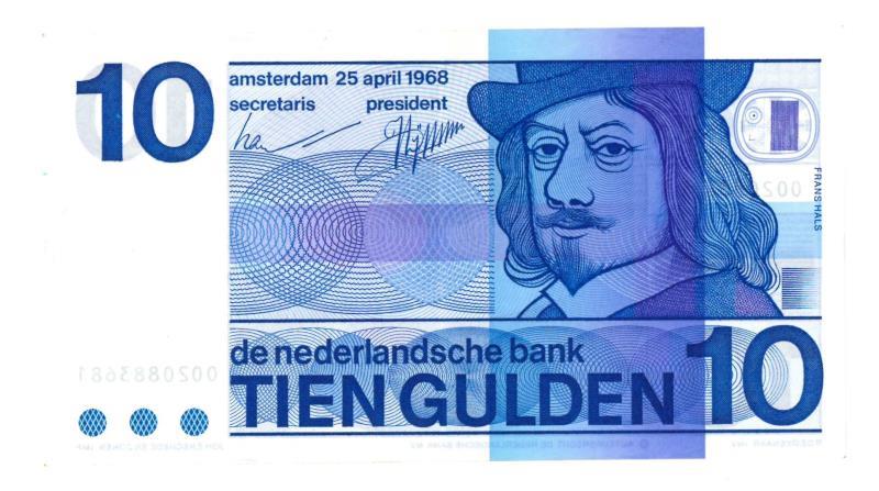 Nederland. 10 gulden. Bankbiljet. Type 1968. Frans Hals - Prachtig +.