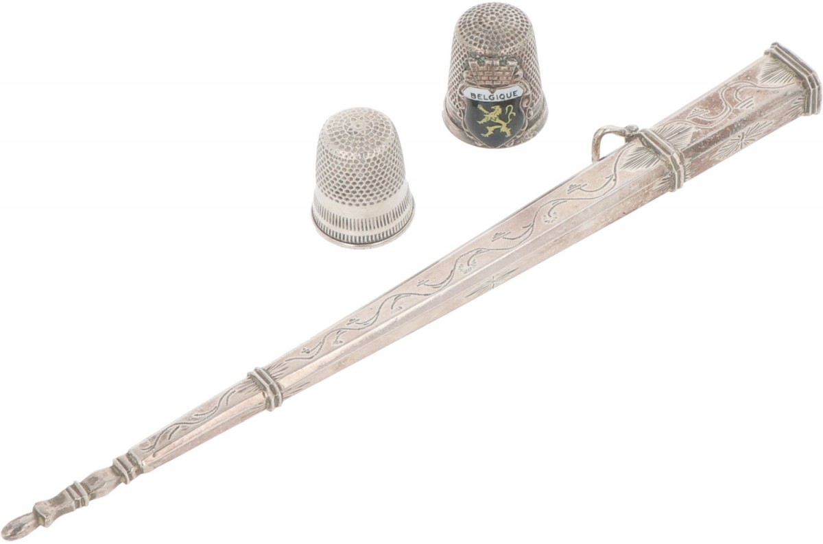Breipenhouder zilver.