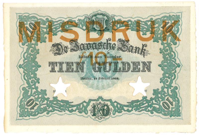 Netherlands - Indies. 10 gulden. Proofseries. Type 1876. - Proof.