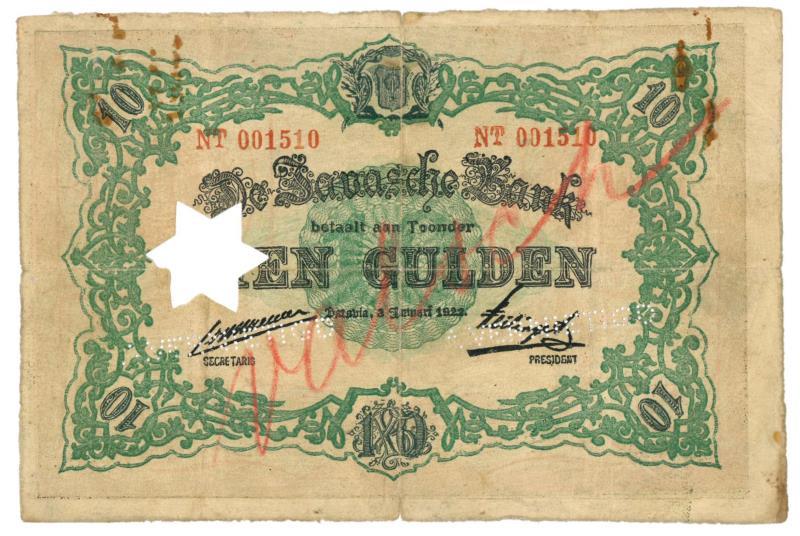 Netherlands - Indies. 10 gulden. Counterfeit. Type 1904. - Fine.