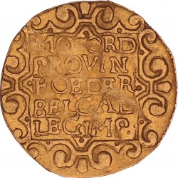 Gouden dukaat Gelderland 1643. Zeer fraai + (Gesnoeid)