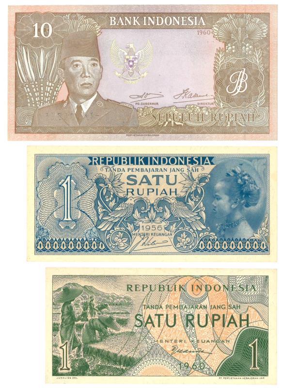 Indonesia. 1/10 Rupiah. Banknote. Type 1956/1960. - Extremely Fine.