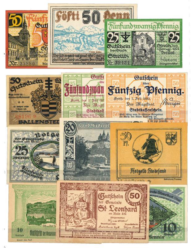 Duitsland. Diverse. Noodgeld. Type Ca. 1920. - UNC.