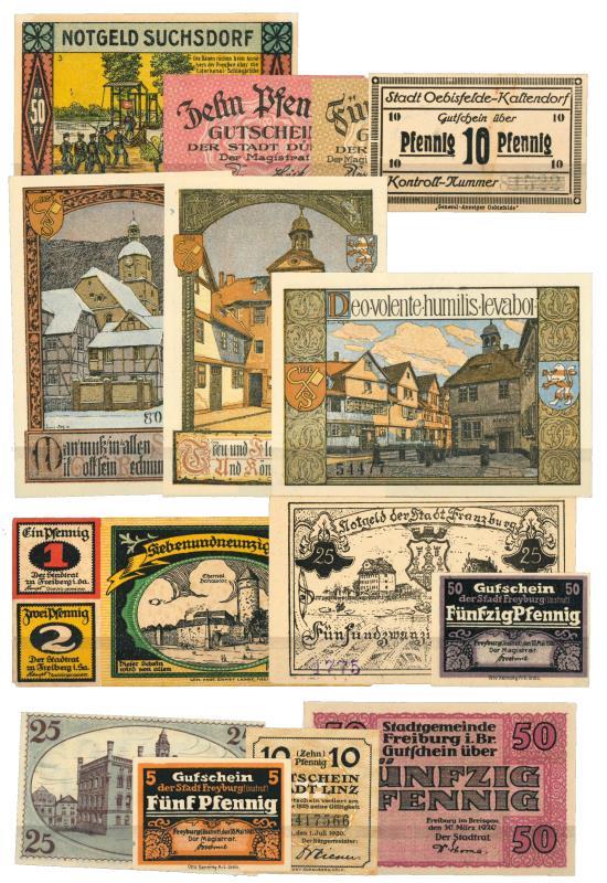 Duitsland. Diverse. Noodgeld. Type Ca. 1920. - UNC.