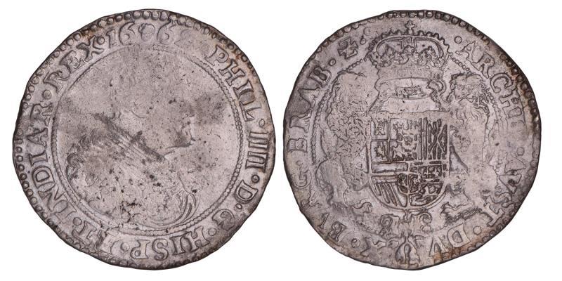 Dukaton Philips IV 1662 Brabant, Brussel. Zeer Fraai.