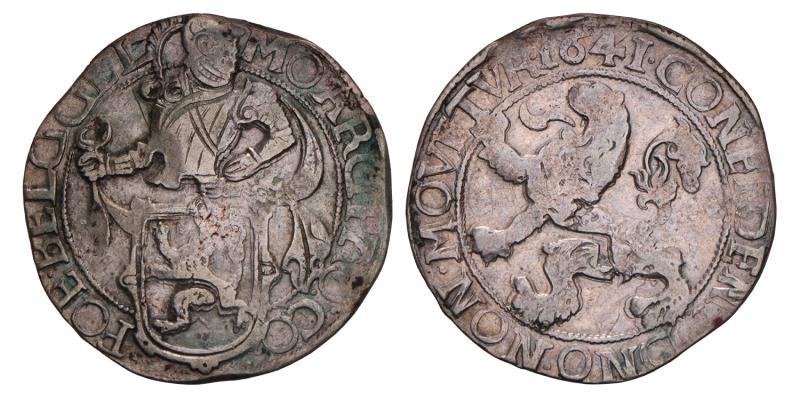 Leeuwendaalder Gelderland 1641. Fraai +.