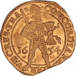Gouden dukaat Utrecht 1654. Zeer fraai / Prachtig.