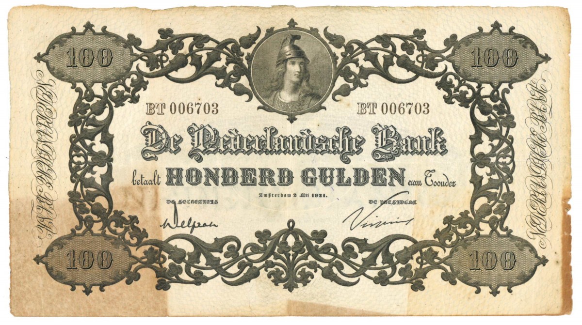 Nederland 100 gulden Bankbiljet Type 1860 - Fraai +