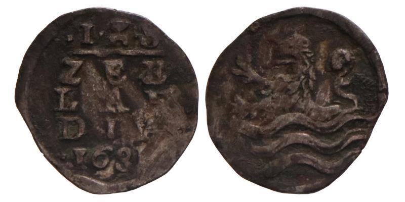 1 Stuiver Zeeland 1631. Fraai / Zeer Fraai.