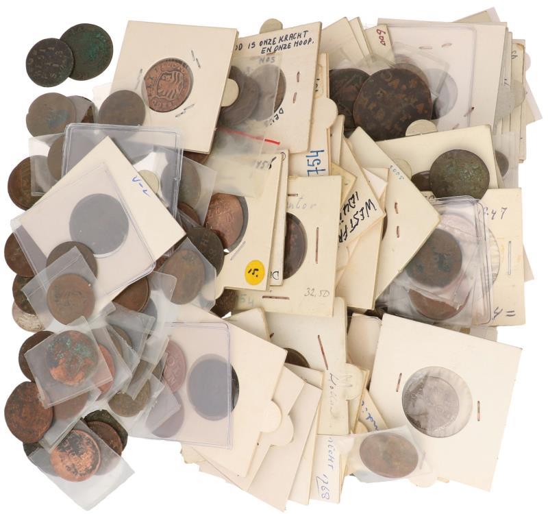 Groot lot kopergeld o.a duiten.