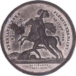 1863. Nederland. 50 jaar herdenking van de Slag bij Waterloo.