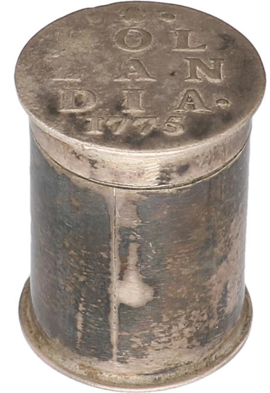 Muntdoosje Holland 2 stuiver 1775.