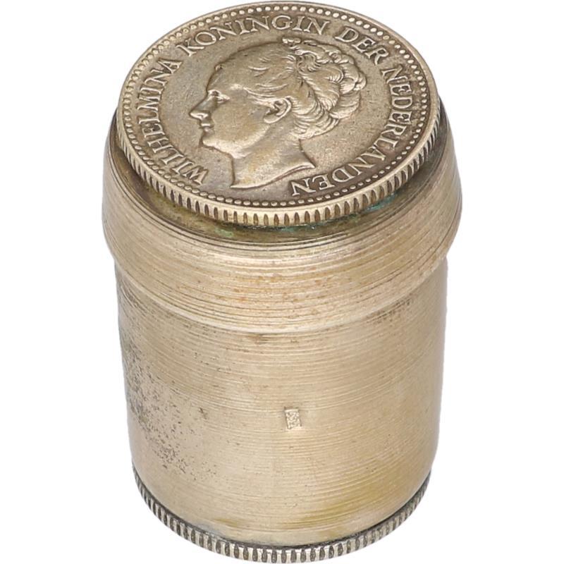 Muntdoosje Nederland halve gulden 1930.