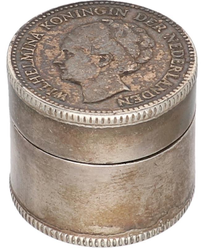 Muntdoosje Nederland halve gulden 1921.