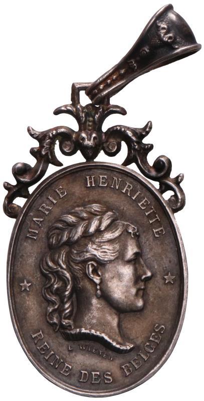 België. 1878. Draag medaille.