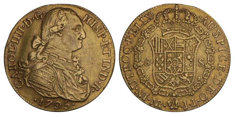 Colombia. Carlos IIII. 8 Escudos. 1795.