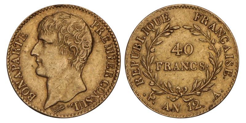 France. Napoleon I. 40 Francs. 1812 A.