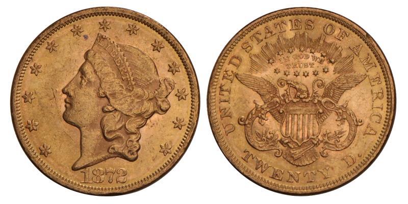 USA. 20Dollars. 1872.