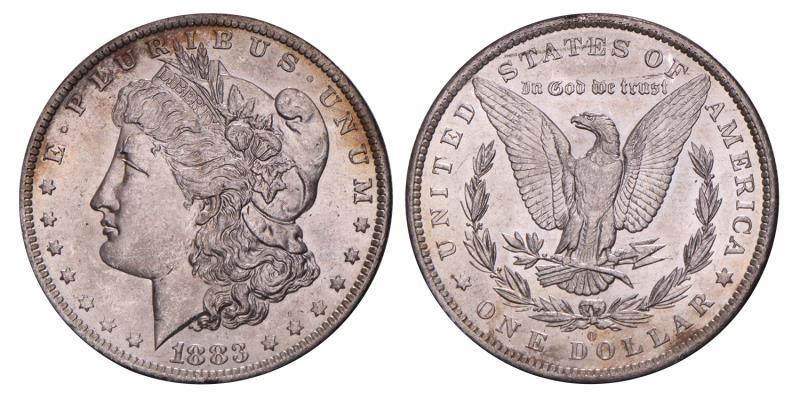 USA. Dollar. 1883 O.