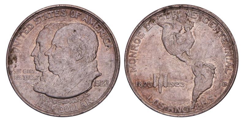 USA Half dollar 1923, Monroe Doctrine.