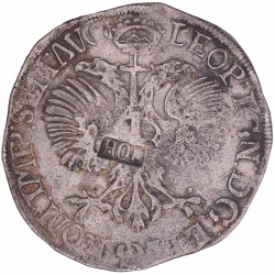 Florijn van 28 Stuiver met Hollandse klop Deventer 1684. Zeer fraai -.