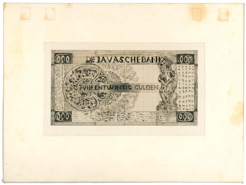 Netherlands - Indies. 25 gulden. Photos. Javanese dancers.
