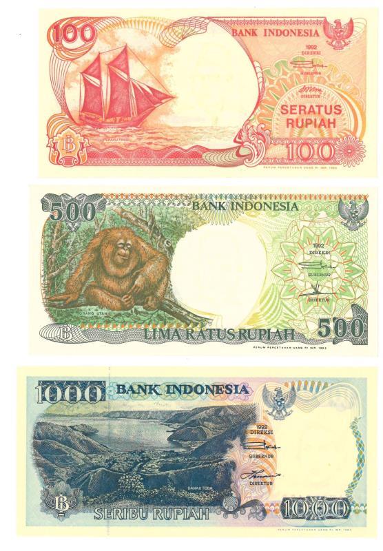 Indonesia. Rupiah. Banknote. Type 1992. - Extremely Fine.