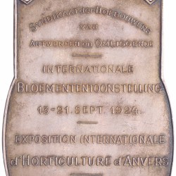 1924. Belgium. Antwerp. International Flower exhibition.