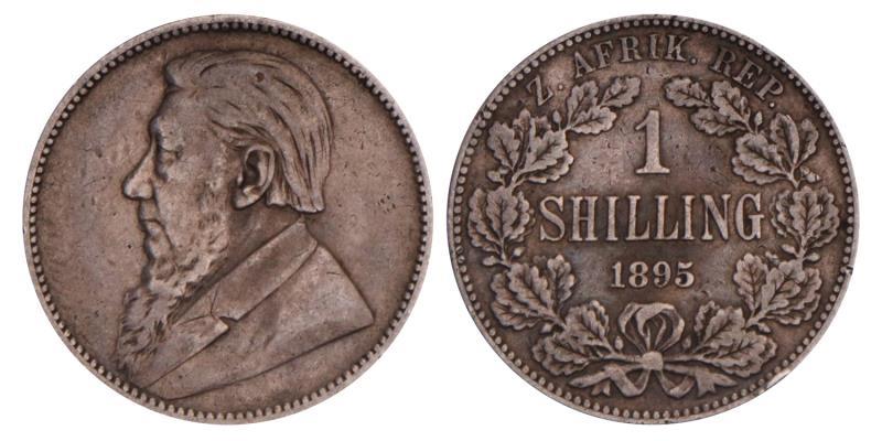 South Africa. 1 Shilling. 1895.