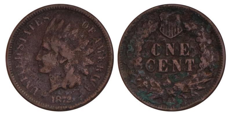 USA. Cent 1872.