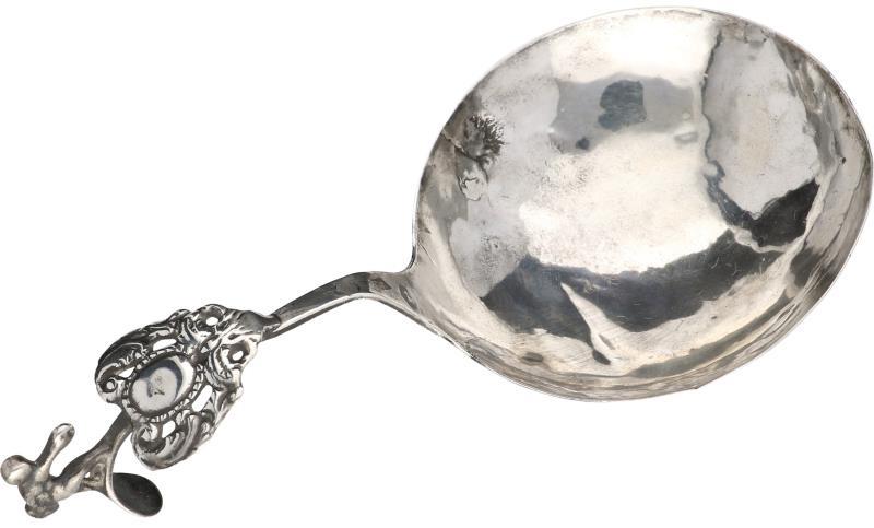 Brandewijnlepel zilver.