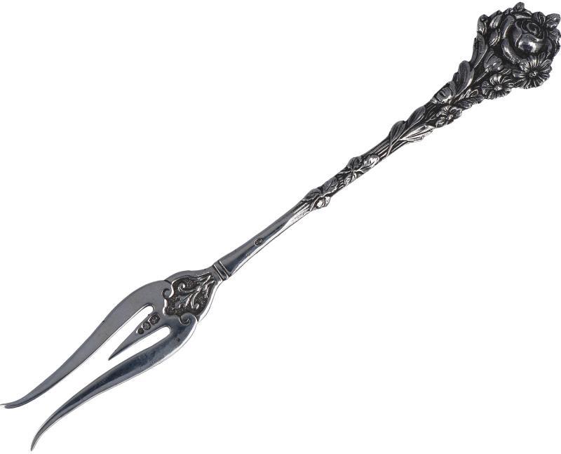 Cakevork zilver.