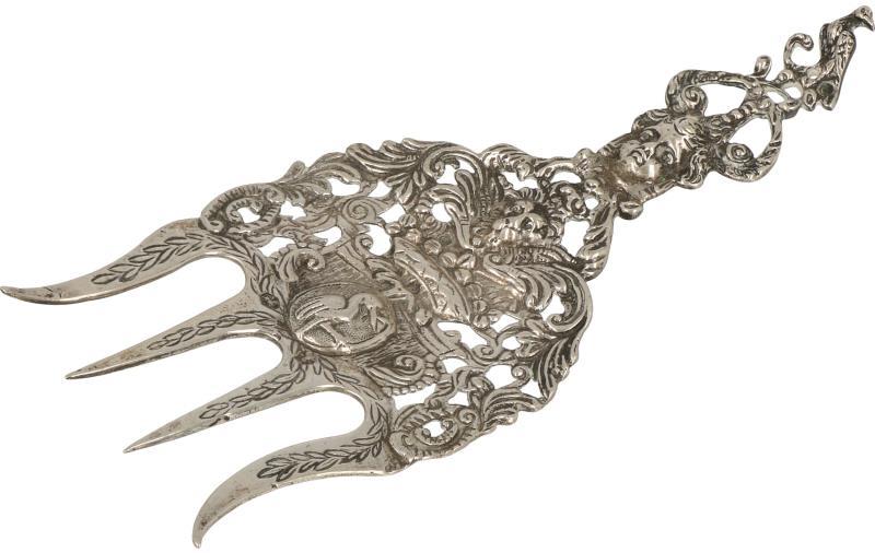 Cakevork zilver.