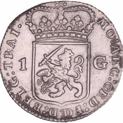 1 Gulden -Generaliteits- Utrecht 1791. Zeer fraai +.