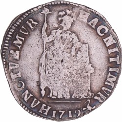 1 Gulden -Generaliteits- Overijssel 1719. Fraai / Zeer fraai.