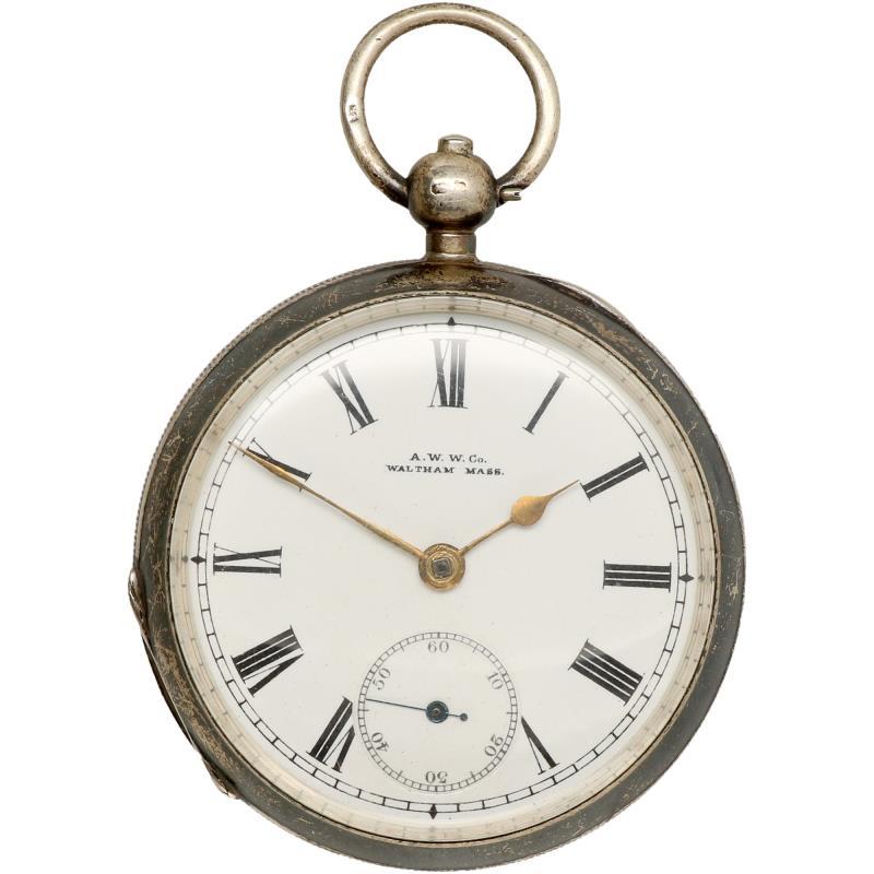 A.W.W. Co. Waltham Mass - Herenzakhorloge - Handopwindbaar.