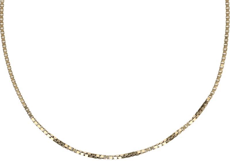 Venetiaans collier geelgoud - 14 kt.