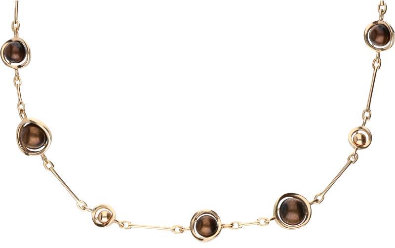 Stijlvolle collier geelgoud, van de gerenomeerde designer Mattioli- 18 kt.