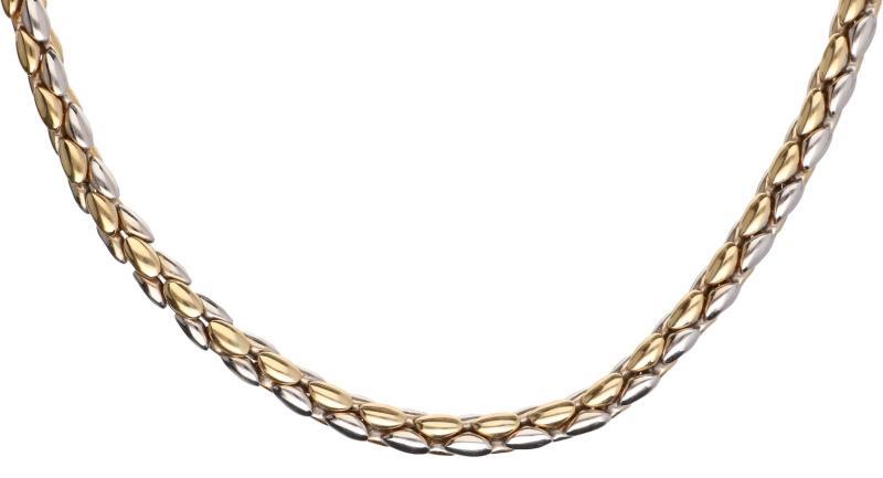 Anker collier bicolor goud - 14 kt.