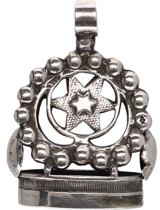 Chatelaine hanger zilver - 835/1000.