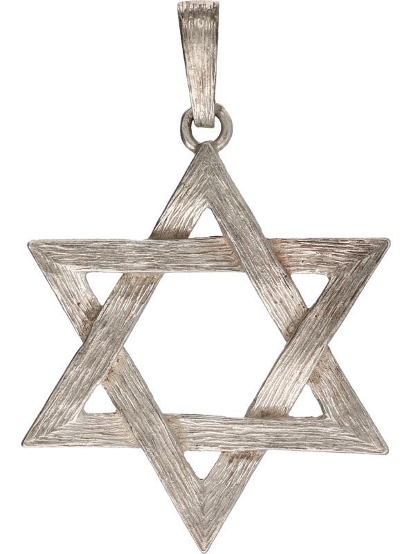 Judaica unisex hanger zilver - 835/1000.