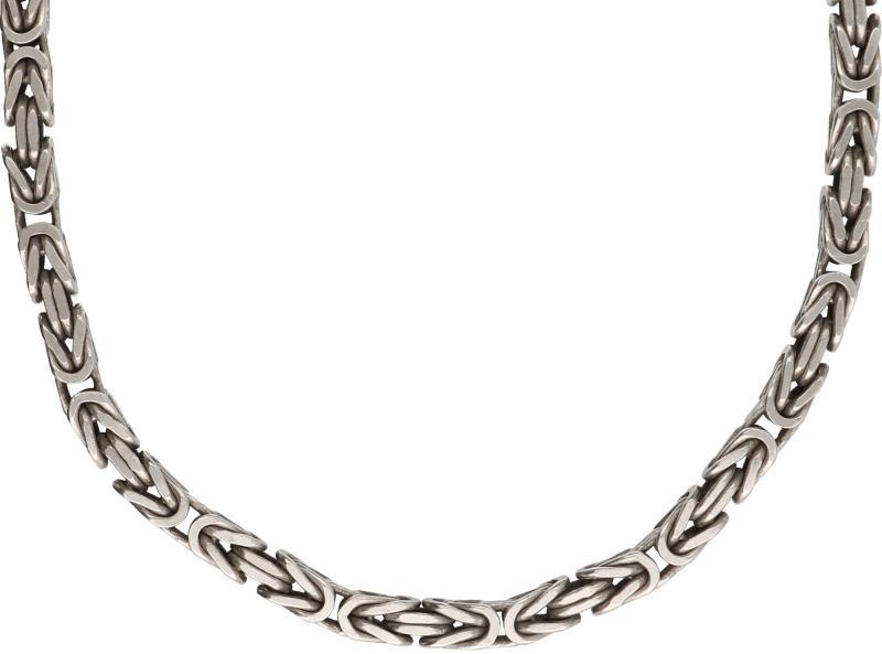 Konings collier zilver - 925/1000.