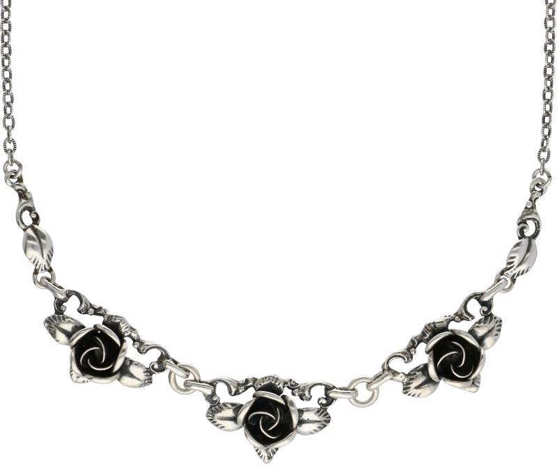 Anker collier zilver - 925/1000.